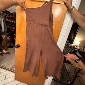 One Shoulder Jumpsuit